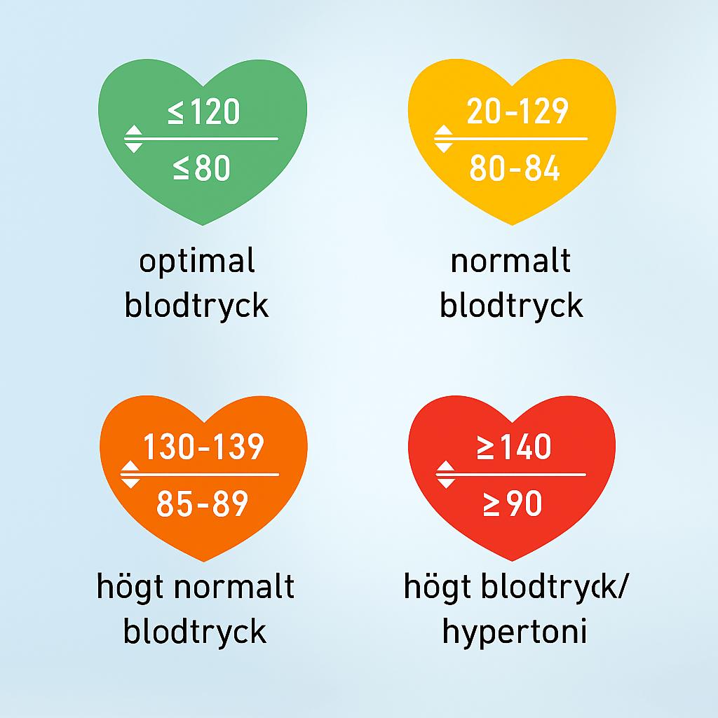 blodtryck och högt och lågt blodtryck