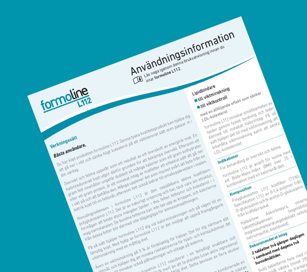 formoline L112_användningsinformation